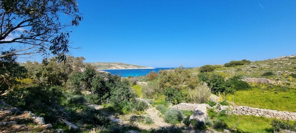 schattenplätze in comino